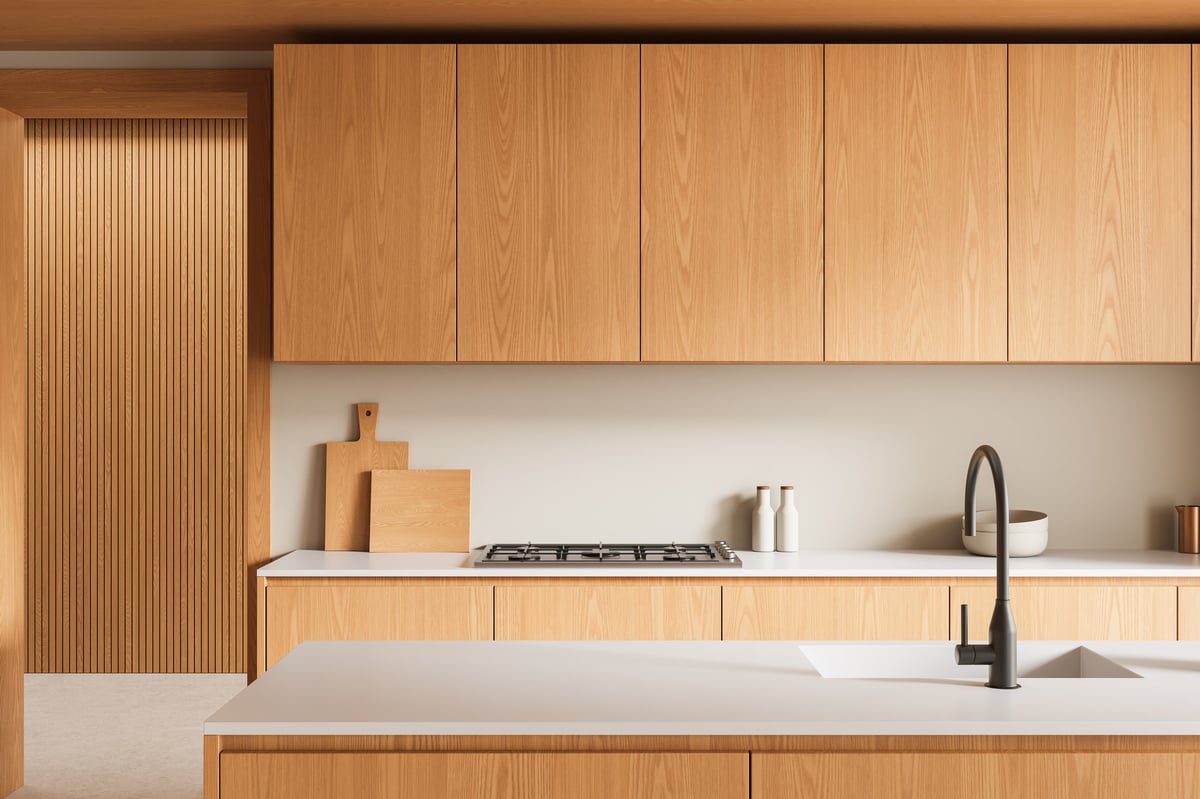 Kitchen render by student